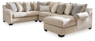 Seccional Carnaby de 4 piezas con chaise lounge