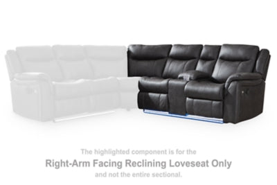 Perarrygin Right-Arm Facing Reclining Loveseat