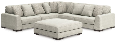 Regent Park 5-Piece Sectional with Ottoman