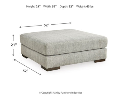 Regent Park Oversized Accent Ottoman
