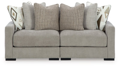 Aslan Court 2-Piece Loveseat Sectional