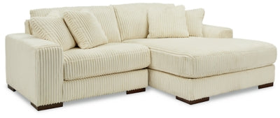 Seccional Lindyn de 2 piezas con chaise lounge