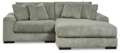 Seccional Lindyn de 2 piezas con chaise lounge
