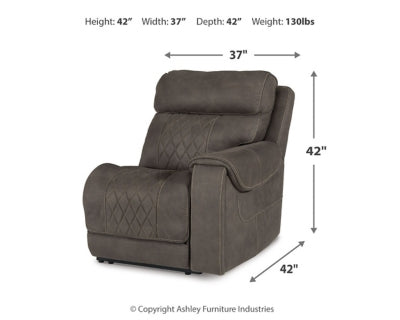 Hoopster Right-Arm Facing Power Recliner