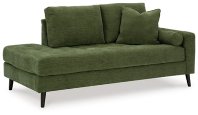 Chaise de esquina Bixler con brazo derecho