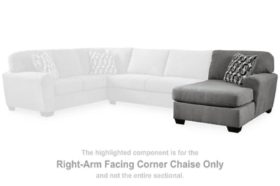 Birkdale Court esquinero chaise con brazo a la derecha