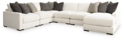 Seccional Elissa Court de 6 piezas con chaise