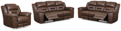 Sofás reclinables Stoneland 2 y sillón reclinable