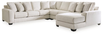 Seccional Lerenza de 4 piezas con chaise lounge