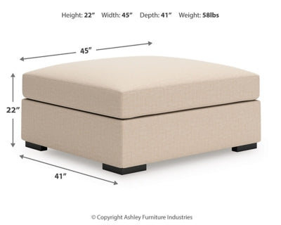 Regality Oversized Accent Ottoman