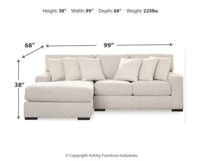 Larce 2-Piece Sectional with Chaise