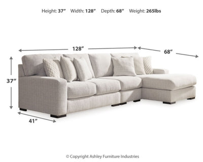 Larce 3-Piece Sectional with Chaise
