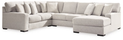 Seccional de 4 piezas Larce con chaise