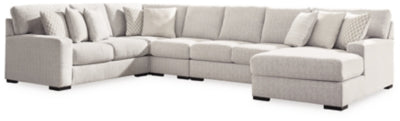 Seccional de 5 piezas Larce con chaise longue
