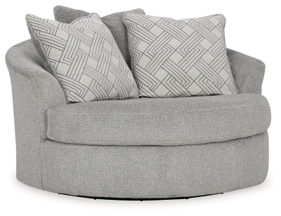 Sillón decorativo giratorio grande Casselbury