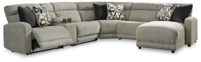 Sofá seccional reclinable eléctrico de 6 piezas con chaise Colleyville