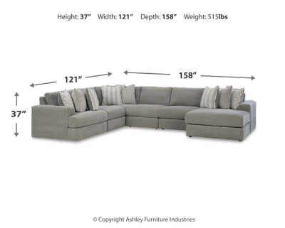 Avaliyah 6-Piece Sectional with Chaise