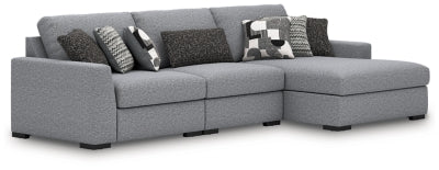 Seccional de 3 piezas Bealton con chaise longue