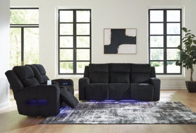 TwinBrooke Power Reclining Sofa and Loveseat