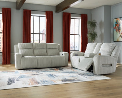 TwinBrooke Power Reclining Sofa and Loveseat