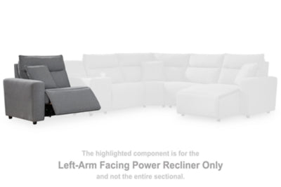 Sofá reclinable eléctrico Modmax II con brazo izquierdo