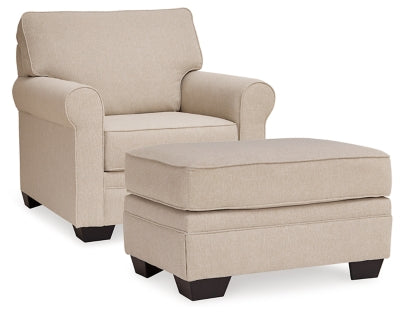Sillón y otomana Belcaro Place