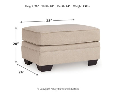 Belcaro Place Ottoman