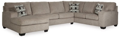 Seccional de 3 piezas Ballinasloe con chaise longue