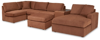 Seccional Modmax de 6 piezas con chaise y otomana