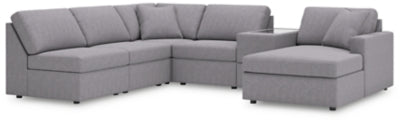 Seccional de 6 piezas Modmax con chaise longue