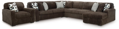 Seccional de 4 piezas y sillón extragrande Midnight-Madness