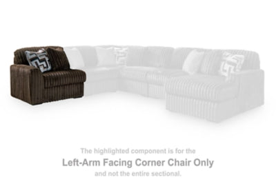 Midnight-Madness Left-Arm Facing Corner Chair