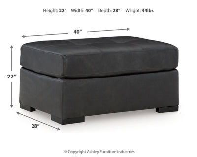 Brindley Pier Oversized Accent Ottoman