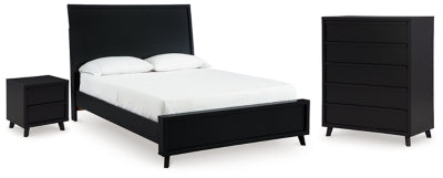Danziar Queen Panel Bed, Chest and Nightstand
