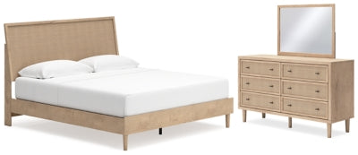 Cama, tocador y espejo Cielden King