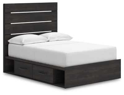 Cama de Panel Completo Delmorta con Almacenamiento