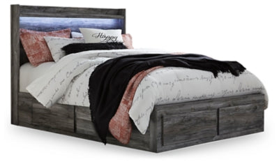 Cama Queen Baystorm con 4 cajones de almacenamiento