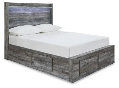 Cama de panel completo Baystorm con 4 cajones de almacenamiento