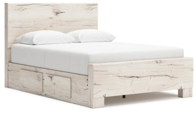 Cama de panel Queen Lawroy con almacenamiento