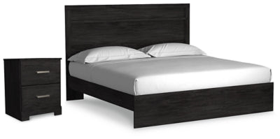 Cama y mesita de noche Belachime King