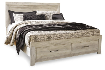 Cama de plataforma Bellaby King con 2 cajones de almacenamiento