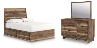 Zadilyn Full Panel Storage Bed, Dresser and Mirror