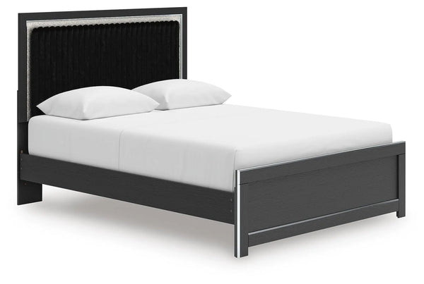 Birmonton Queen Upholstered Panel Platform Bed