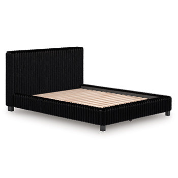 Birmonton Queen Upholstered Headboard/Footboard/Roll Slats