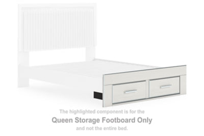 Cabecero con pie de cama de almacenamiento Birmonton Queen