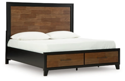 Cama con almacenaje Kraeburn King Panel