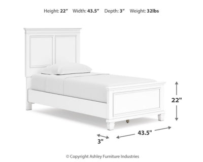 Fortman Twin Panel Footboard