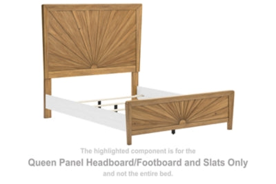Takston Queen Panel Headboard/Footboard and Slats