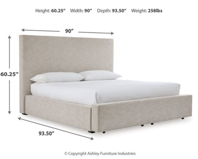 Kristiland King Upholstered Storage Bed