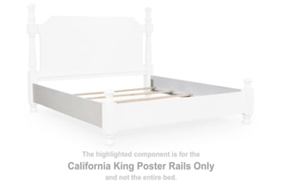 Largueros para cama California King con dosel Chadworth